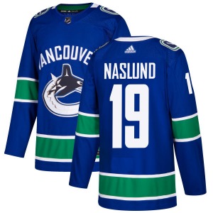 Markus Naslund Vancouver Canucks Adidas Authentic Blue Jersey