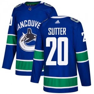 Youth Brandon Sutter Vancouver Canucks Adidas Authentic Blue Home Jersey