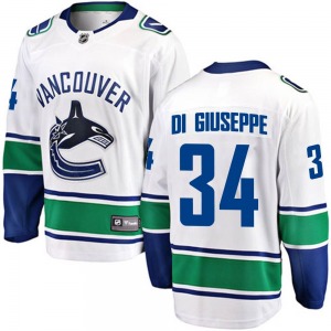 Phillip Di Giuseppe Vancouver Canucks Fanatics Branded Breakaway White Away Jersey