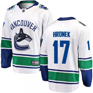 Filip Hronek Vancouver Canucks Fanatics Branded Breakaway White Away Jersey
