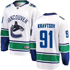 Vitali Kravtsov Vancouver Canucks Fanatics Branded Breakaway White Away Jersey