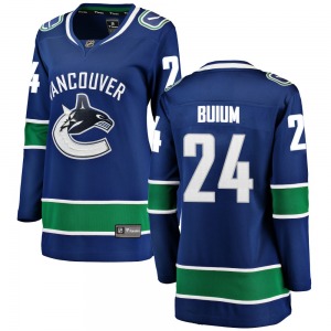 Women's Zeev Buium Vancouver Canucks Fanatics Branded Breakaway Blue Home Jersey