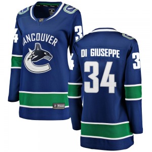 Women's Phillip Di Giuseppe Vancouver Canucks Fanatics Branded Breakaway Blue Home Jersey