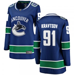 Women's Vitali Kravtsov Vancouver Canucks Fanatics Branded Breakaway Blue Home Jersey