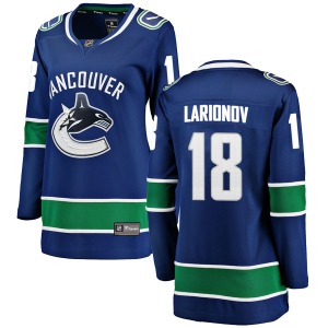 Women's Igor Larionov Vancouver Canucks Fanatics Branded Breakaway Blue Home Jersey