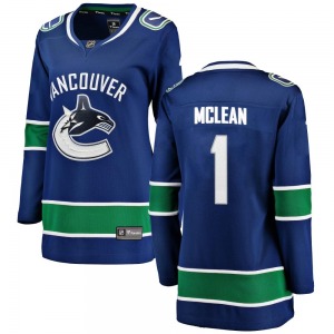 Women's Kirk Mclean Vancouver Canucks Fanatics Branded Breakaway Blue Home Jersey