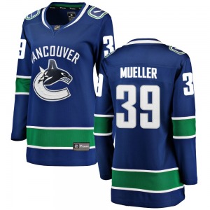 Women's Ty Mueller Vancouver Canucks Fanatics Branded Breakaway Blue Home Jersey
