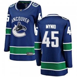 Women's Sawyer Mynio Vancouver Canucks Fanatics Branded Breakaway Blue Home Jersey