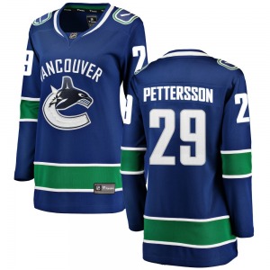 Women's Marcus Pettersson Vancouver Canucks Fanatics Branded Breakaway Blue Home Jersey