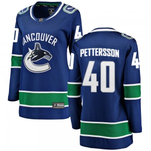 Women's Elias Pettersson Vancouver Canucks Fanatics Branded Breakaway Blue Home Jersey