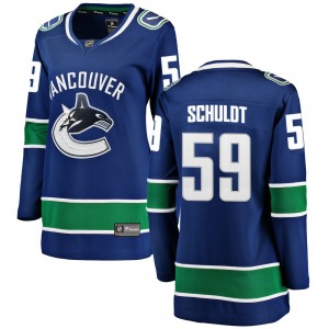 Women's Jimmy Schuldt Vancouver Canucks Fanatics Branded Breakaway Blue Home Jersey