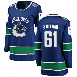 Women's Chase Stillman Vancouver Canucks Fanatics Branded Breakaway Blue Home Jersey