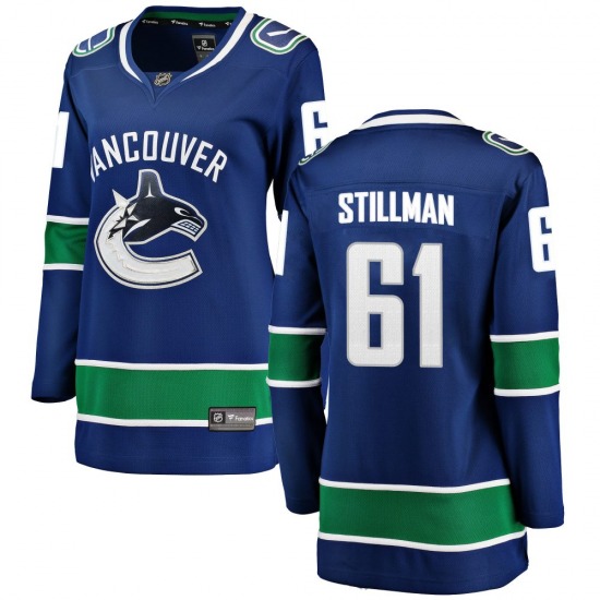 Women's Chase Stillman Vancouver Canucks Fanatics Branded Breakaway Blue Home Jersey