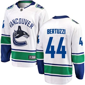 Youth Todd Bertuzzi Vancouver Canucks Fanatics Branded Breakaway White Away Jersey
