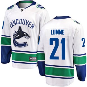 Youth Jyrki Lumme Vancouver Canucks Fanatics Branded Breakaway White Away Jersey