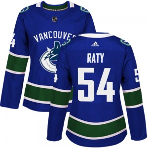 Women's Aatu Raty Vancouver Canucks Adidas Authentic Blue Home Jersey