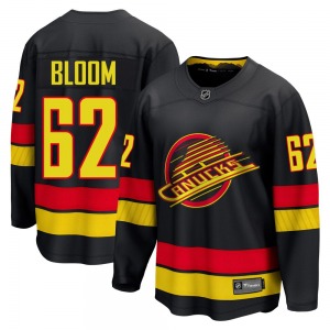 Youth Josh Bloom Vancouver Canucks Fanatics Breakaway Black Alternate Jersey