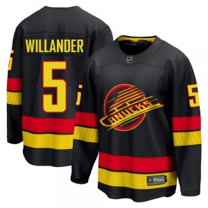Youth Tom Willander Vancouver Canucks Fanatics Breakaway Black Alternate Jersey