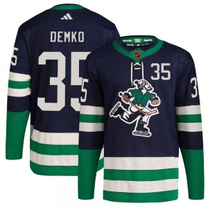 Thatcher Demko Vancouver Canucks Adidas Primegreen Authentic NHL Hockey Jersey - Away / XXS/42