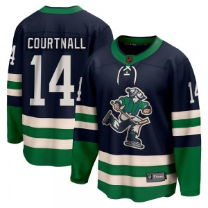 Geoff Courtnall Vancouver Canucks Fanatics Branded Breakaway Navy Special Edition 2.0 Jersey