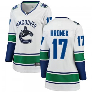 Women's Filip Hronek Vancouver Canucks Fanatics Branded Breakaway White Away Jersey