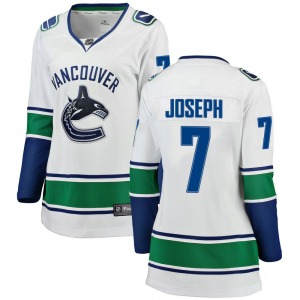 Women's Pierre-Olivier Joseph Vancouver Canucks Fanatics Branded Breakaway White Away Jersey