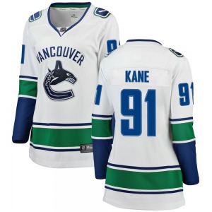 Women's Evander Kane Vancouver Canucks Fanatics Branded Breakaway White Away Jersey