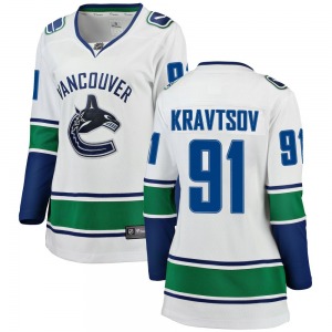 Women's Vitali Kravtsov Vancouver Canucks Fanatics Branded Breakaway White Away Jersey