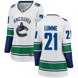 Women's Jyrki Lumme Vancouver Canucks Fanatics Branded Breakaway White Away Jersey