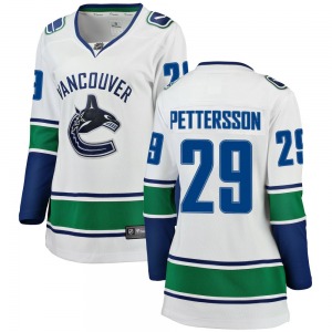 Women's Marcus Pettersson Vancouver Canucks Fanatics Branded Breakaway White Away Jersey