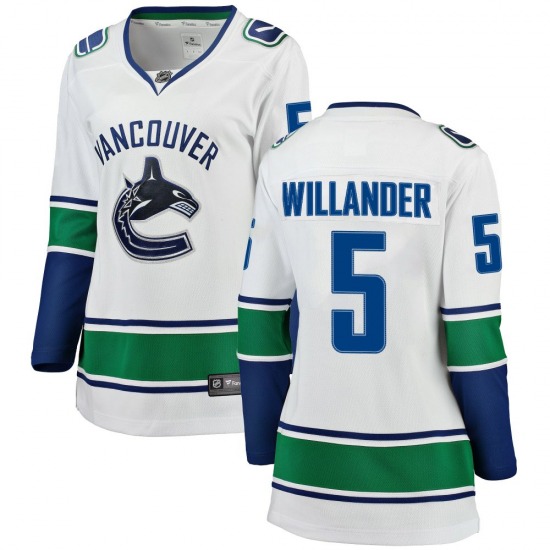 Women's Tom Willander Vancouver Canucks Fanatics Branded Breakaway White Away Jersey