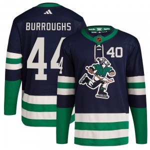 Kyle Burroughs 44 Reverse Retro 2.0 2022 Vancouver Canucks Navy Jersey  Primegreen - Bluefink