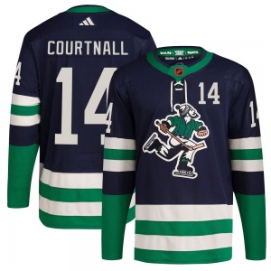 Geoff Courtnall Vancouver Canucks Adidas Authentic Navy Reverse Retro 2.0 Jersey