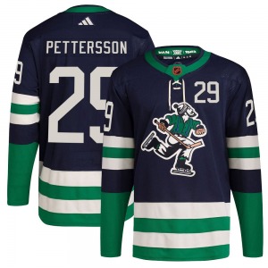 Marcus Pettersson Vancouver Canucks Adidas Authentic Navy Reverse Retro 2.0 Jersey
