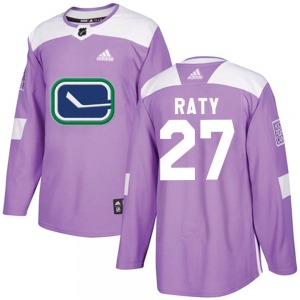 Aatu Raty Vancouver Canucks Adidas Authentic Purple Fights Cancer Practice Jersey
