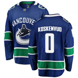 Aku Koskenvuo Vancouver Canucks Fanatics Branded Breakaway Blue Home Jersey