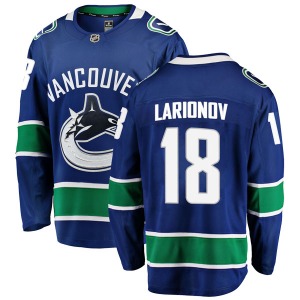 Igor Larionov Vancouver Canucks Fanatics Branded Breakaway Blue Home Jersey