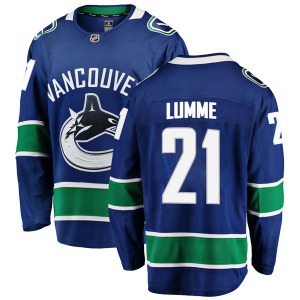 Jyrki Lumme Vancouver Canucks Fanatics Branded Breakaway Blue Home Jersey