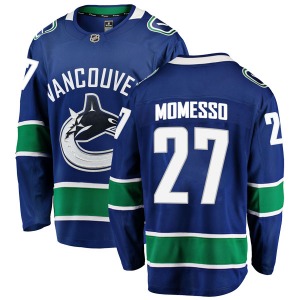 Sergio Momesso Vancouver Canucks Fanatics Branded Breakaway Blue Home Jersey