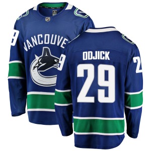 Gino Odjick Vancouver Canucks Fanatics Branded Breakaway Blue Home Jersey