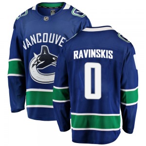 Anri Ravinskis Vancouver Canucks Fanatics Branded Breakaway Blue Home Jersey