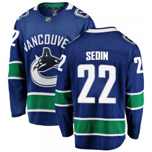 Daniel Sedin Vancouver Canucks Fanatics Branded Breakaway Blue Home Jersey