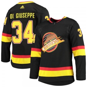 Youth Phillip Di Giuseppe Vancouver Canucks Adidas Authentic Black Alternate Primegreen Pro Jersey