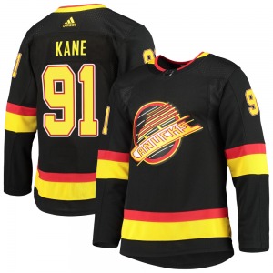 Youth Evander Kane Vancouver Canucks Adidas Authentic Black Alternate Primegreen Pro Jersey