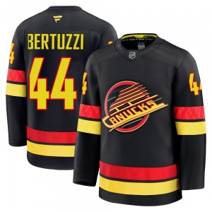 Todd Bertuzzi Vancouver Canucks Fanatics Premium Black Alternate Jersey