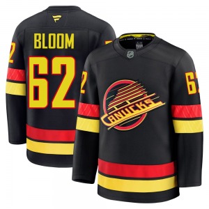 Josh Bloom Vancouver Canucks Fanatics Premium Black Alternate Jersey