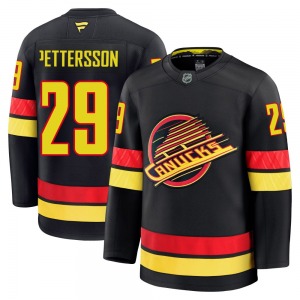 Marcus Pettersson Vancouver Canucks Fanatics Premium Black Alternate Jersey
