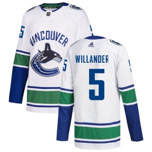 Tom Willander Vancouver Canucks Adidas Authentic White Away Jersey
