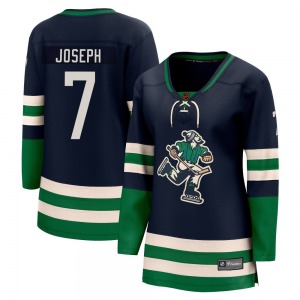 Women's Pierre-Olivier Joseph Vancouver Canucks Fanatics Branded Breakaway Navy Special Edition 2.0 Jersey