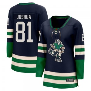 Women's Dakota Joshua Vancouver Canucks Fanatics Branded Breakaway Navy Special Edition 2.0 Jersey